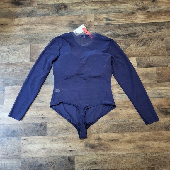 Popilush Longsleeve Mesh Shapewear Tummy Control Bodysuit Size 2XL - Picture 10 of 10